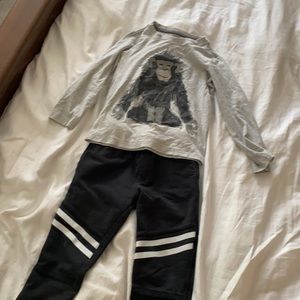 Tea collection meditating monkey matching outfit